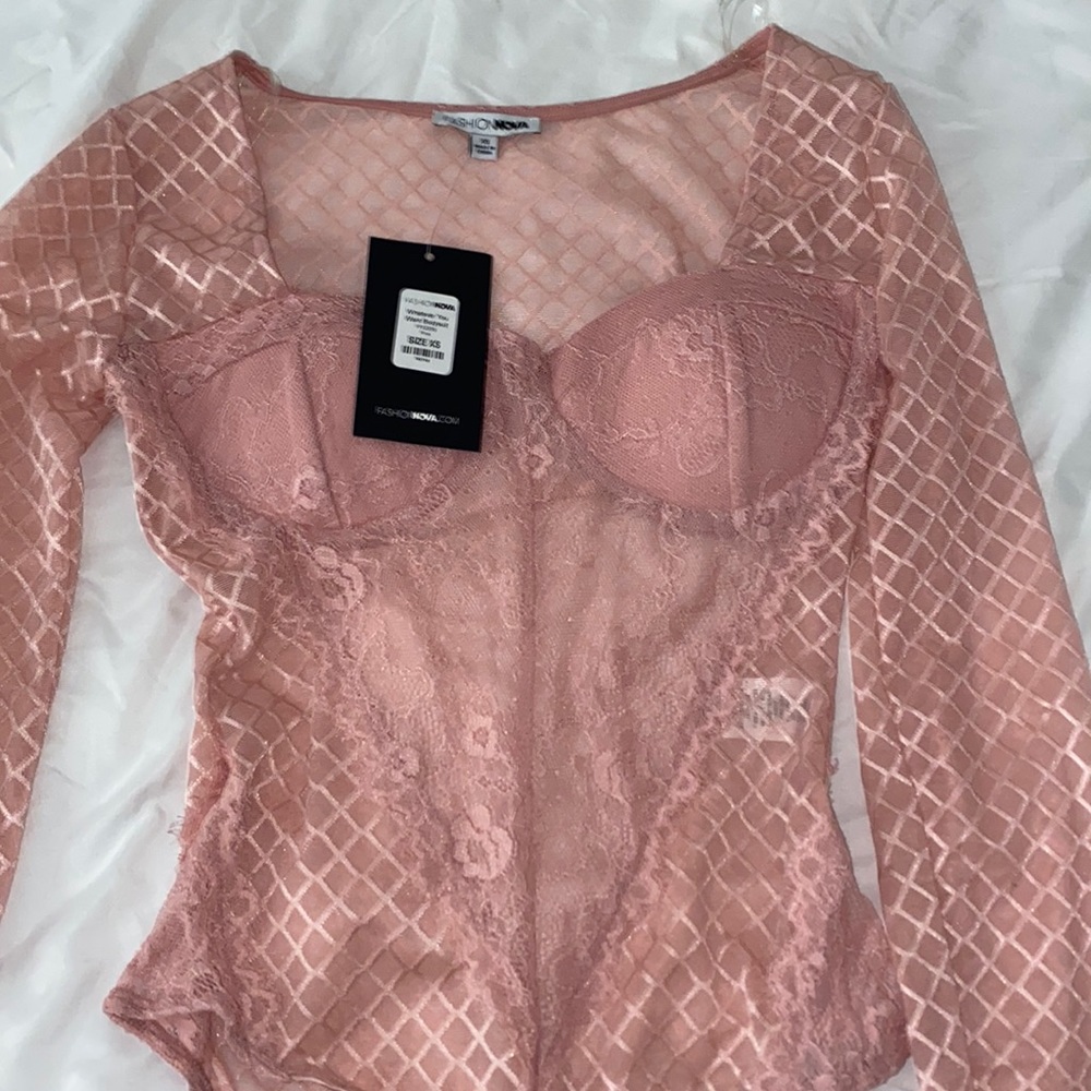 Pink bodysuit